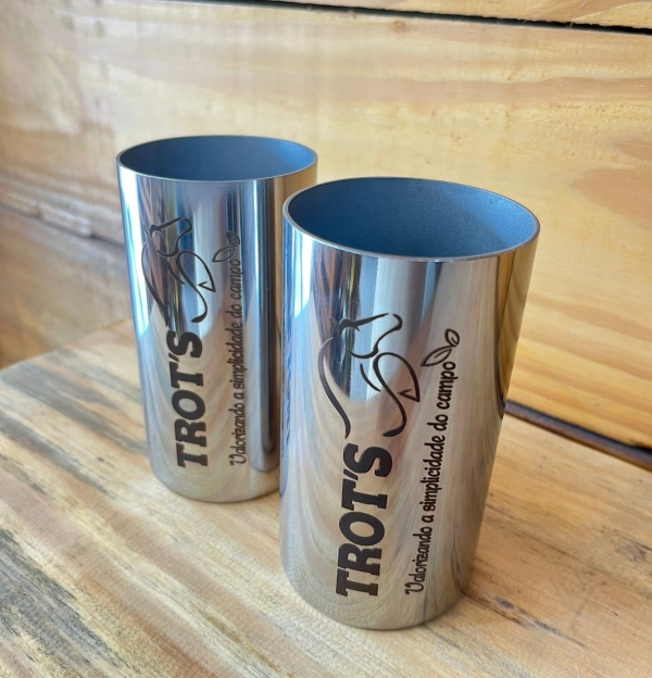 Copo Inox Redondo Trot´s