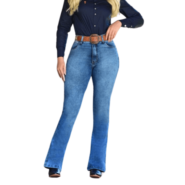 Calça Feminina Race Bull Sky Boot Cut