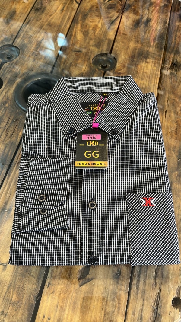 Camisa Feminina Xadrez TXB M/L GG