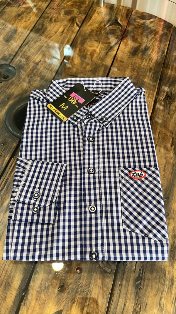 Camisa Feminina Xadrez TXB M/L M