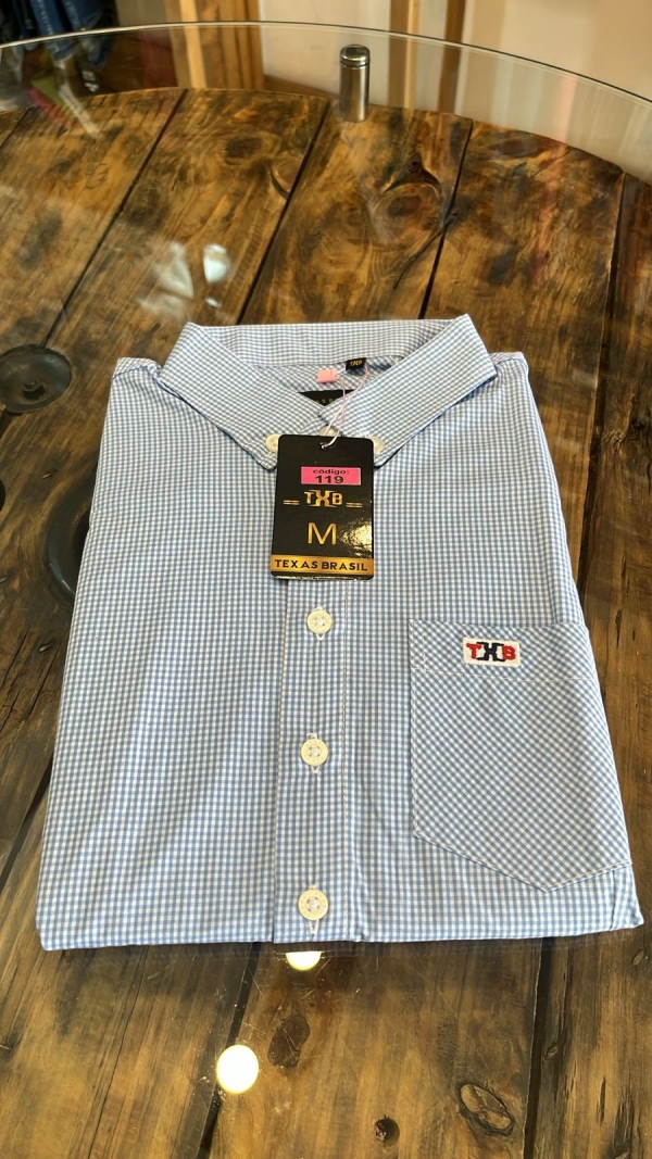 Camisa Feminina Xadrez TXB M/L M