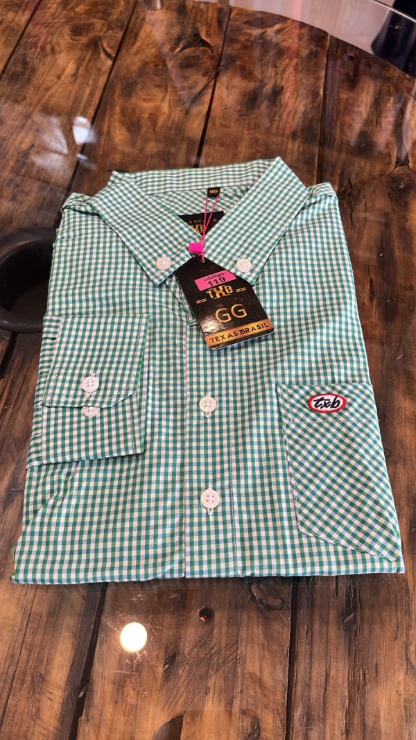 Camisa Feminina Xadrez TXB M/L GG