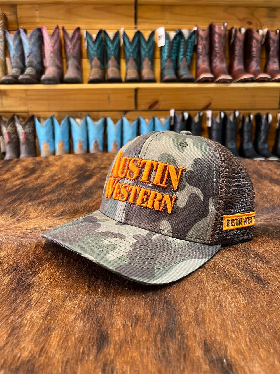 BONÉ AUSTIN WESTERN CAMUFLADO